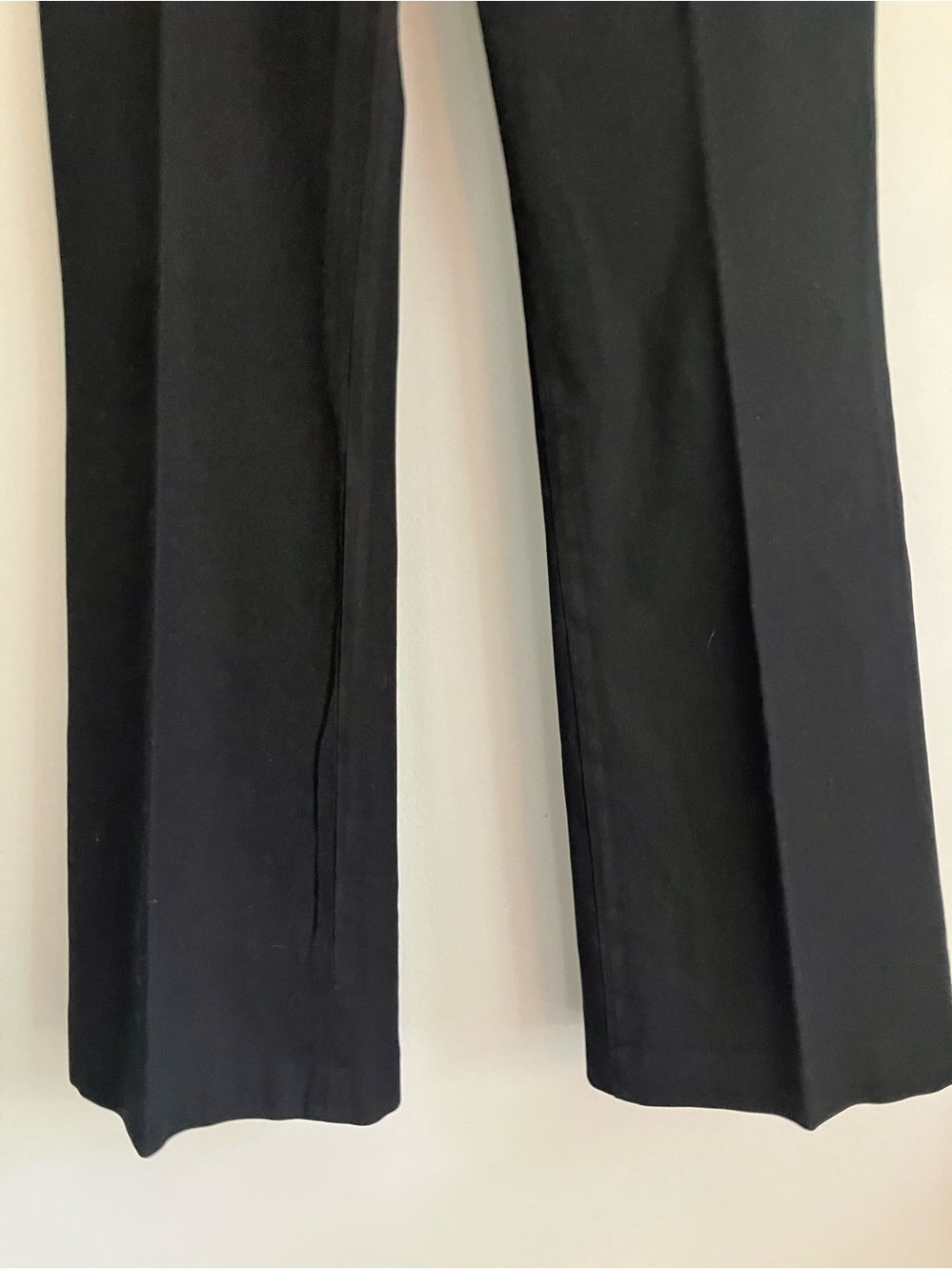 BANANA REPUBLIC Black 323 Martin Fit Flare Leg Trouser Size 8 - Picture 4 of 11